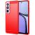 Силиконовый (TPU) чехол MOFI Carbon Fiber для Realme C65 - Red: фото 1 из 10
