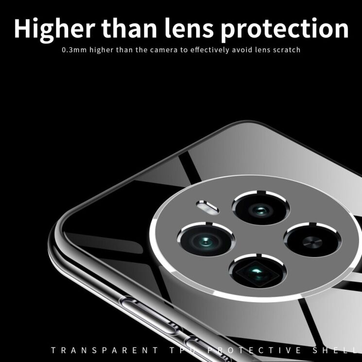 Силиконовый (TPU) чехол MOFI Thin Guard для Realme 12 / 12 Plus - Transparent: фото 6 из 11