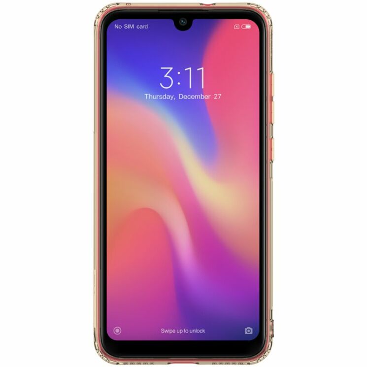 Силиконовый (TPU) чехол NILLKIN Nature для Xiaomi Mi Play - Gold: фото 2 из 13