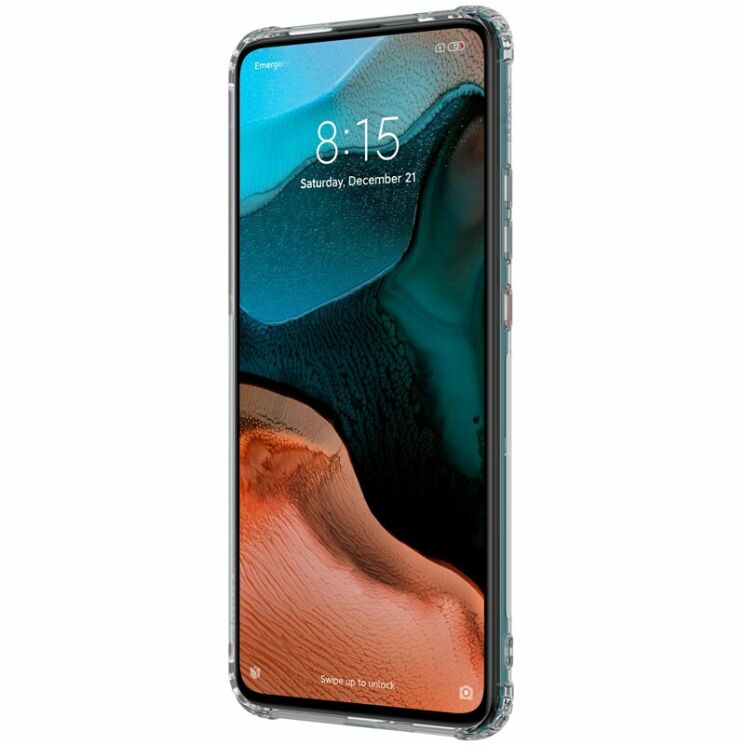 Силиконовый (TPU) чехол NILLKIN Nature Max для Xiaomi Poco F2 Pro / Redmi K30 Pro - Grey: фото 3 из 14