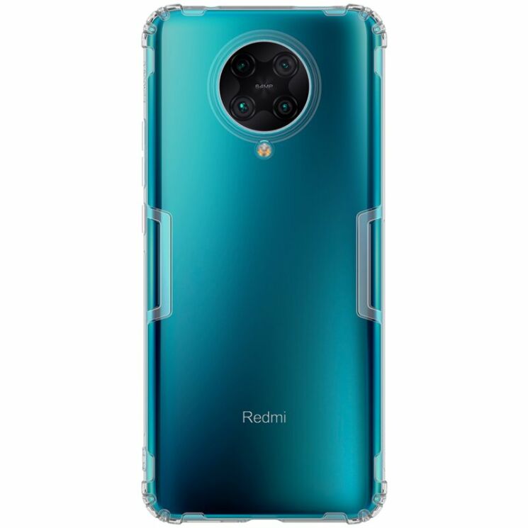 Силиконовый (TPU) чехол NILLKIN Nature Max для Xiaomi Poco F2 Pro / Redmi K30 Pro - Grey: фото 1 из 14