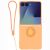 Силиконовый (TPU) чехол с кольцом Deexe Color Shell (FF) для Samsung Galaxy Flip 8 - Orange: фото 1 из 5