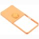 Силиконовый (TPU) чехол с кольцом Deexe Color Shell (FF) для Samsung Galaxy Flip 8 - Orange (423529O). Фото 5 из 5