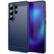 Силиконовый (TPU) чехол UniCase Carbon для Samsung Galaxy S26 Ultra - Blue (404413L). Фото 1 из 8