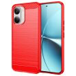 Силиконовый (TPU) чехол UniCase Carbon для Xiaomi Poco X8 Pro Max - Red (408922R)