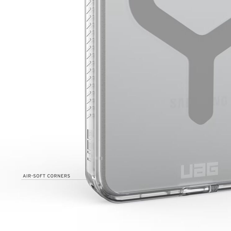 Ударопрочный чехол URBAN ARMOR GEAR Plyo MagSafe для Samsung Galaxy S26 Plus (S947) 214540114333 - Ice / Silver: фото 8 из 10