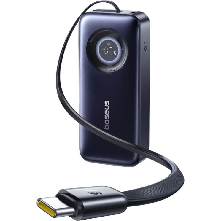 Внешний аккумулятор Baseus EnerCore CR11 67W (20000mAh) + кабель Type-C (PPNMS) - Black (995798B) Внешний аккумулятор Baseus EnerCore CR11 67W (20000mAh) + кабель Type-C (PPNMS) - Black: фото 3 из 14