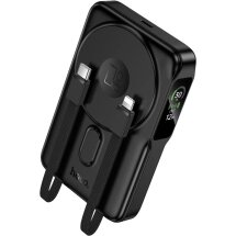 Внешний аккумулятор Hoco Q48 PD20W (10000mAh) + кабель Type-C+Lightning - Black: фото 1 из 9