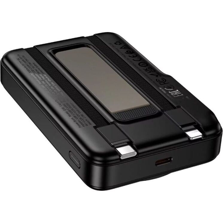 Внешний аккумулятор Hoco Q48 PD20W (10000mAh) + кабель Type-C+Lightning - Black (995590B) Внешний аккумулятор Hoco Q48 PD20W (10000mAh) + кабель Type-C+Lightning - Black: фото 6 из 9