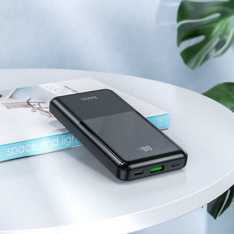 Зовнішній акумулятор Hoco Q9 PD20W + QC3.0 (10000mAh) - Black: фото 9 з 9