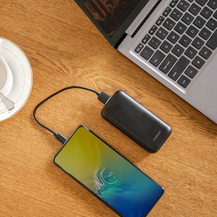Внешний аккумулятор VEGER S10 PD20W + QC3.0 (10000mAh) - Black (995723B) Внешний аккумулятор VEGER S10 PD20W + QC3.0 (10000mAh) - Black: фото 7 из 7