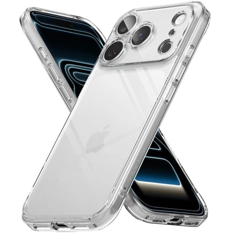Защитный чехол Ringke Fusion для iPhone 18 Pro Max (8800380461512) - Clear (423978C) Защитный чехол Ringke Fusion для iPhone 18 Pro Max (8800380461512) - Clear: фото 4 из 19