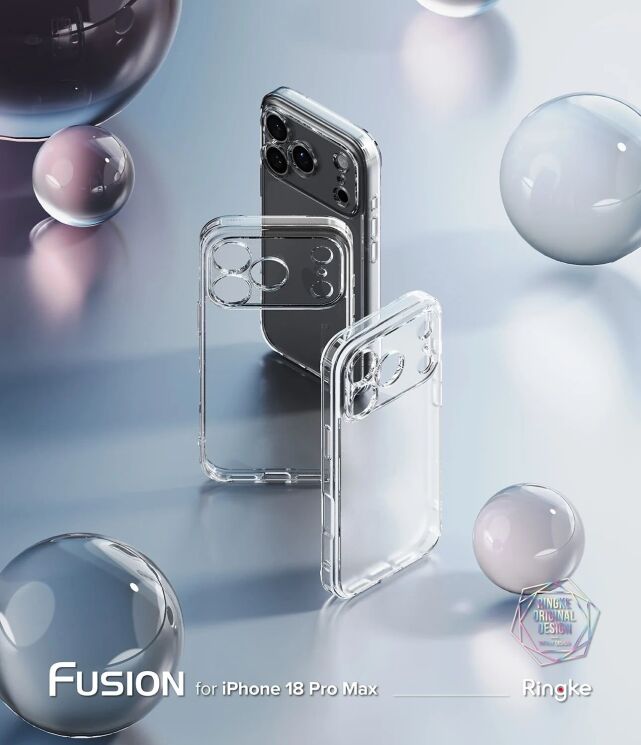 Защитный чехол Ringke Fusion для iPhone 18 Pro Max (8800380461512) - Clear (423978C) Защитный чехол Ringke Fusion для iPhone 18 Pro Max (8800380461512) - Clear: фото 5 из 19