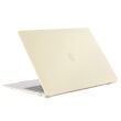 Защитная накладка Deexe Thin Shell для Apple MacBook Air 13 (2022/2024) - Yellow (323205Y)