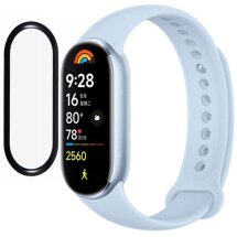 Защитная пленка Deexe 3D Film для Xiaomi Mi Smart Band 9 - Black: фото 1 из 6