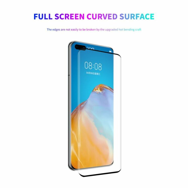 Защитная пленка ENKAY Full Curved для Huawei P40 Pro - Transparent: фото 2 из 8