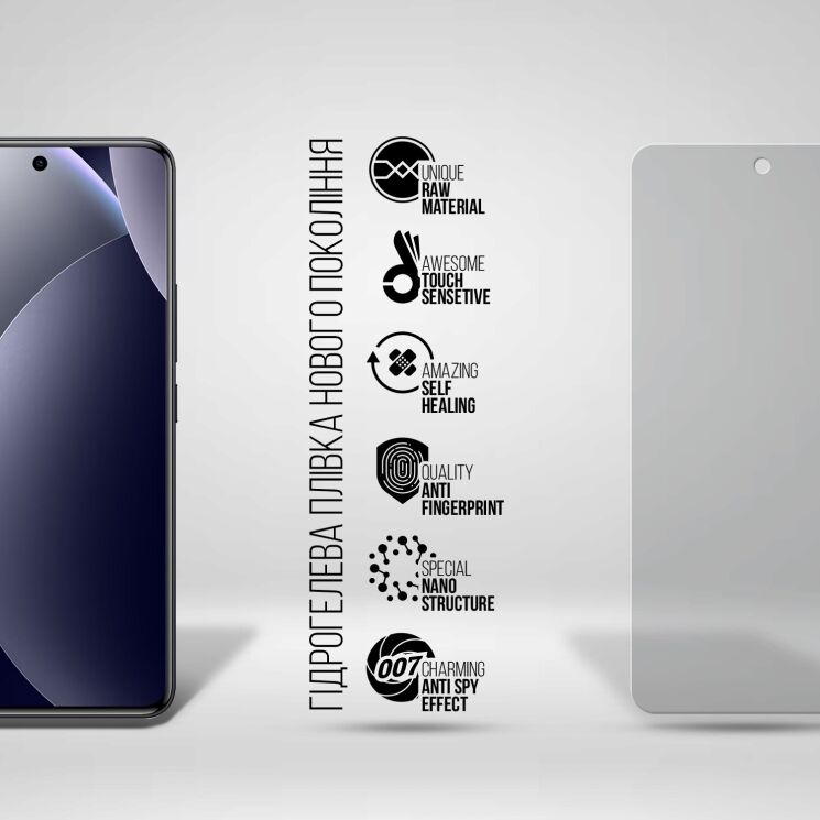 Защитная пленка на экран ArmorStandart Anti-spy для Xiaomi Redmi Note 15 Pro: фото 2 из 6