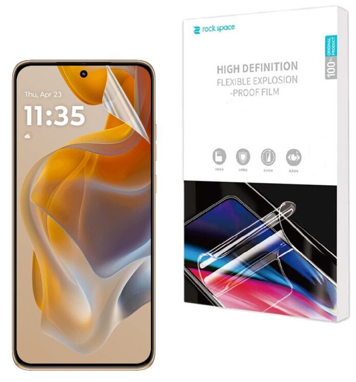 Защитная пленка на экран RockSpace Explosion-Proof SuperClear для Motorola Edge 50 Neo: фото 1 из 10