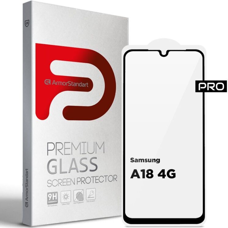 Защитное стекло ArmorStandart Pro 5D для Samsung Galaxy A18 (A185) - Black (432504B) Защитное стекло ArmorStandart Pro 5D для Samsung Galaxy A18 (A185) - Black: фото 1 из 7