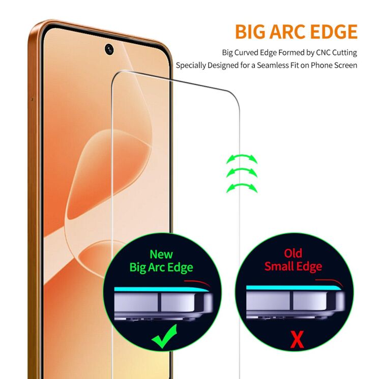 Захисне скло ENKAY 0.26mm 9H для Infinix Note 60 Pro (409400) Захисне скло ENKAY 0.26mm 9H для Infinix Note 60 Pro: фото 4 з 6