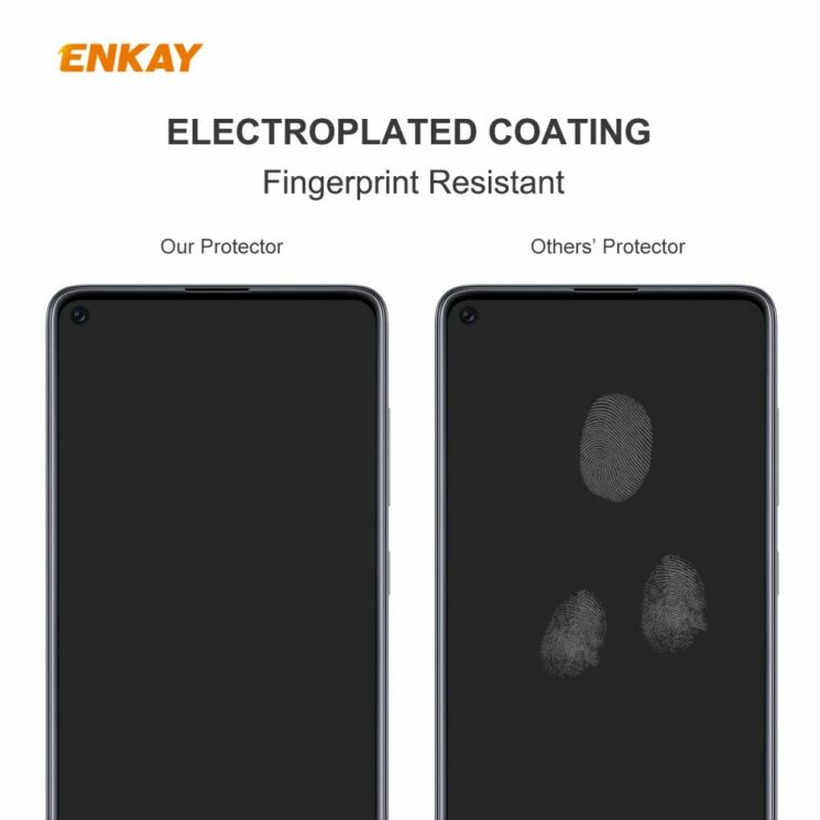 Защитное стекло ENKAY 0.26mm 9H для Xiaomi Redmi Note 9 / Redmi 10X: фото 3 из 9