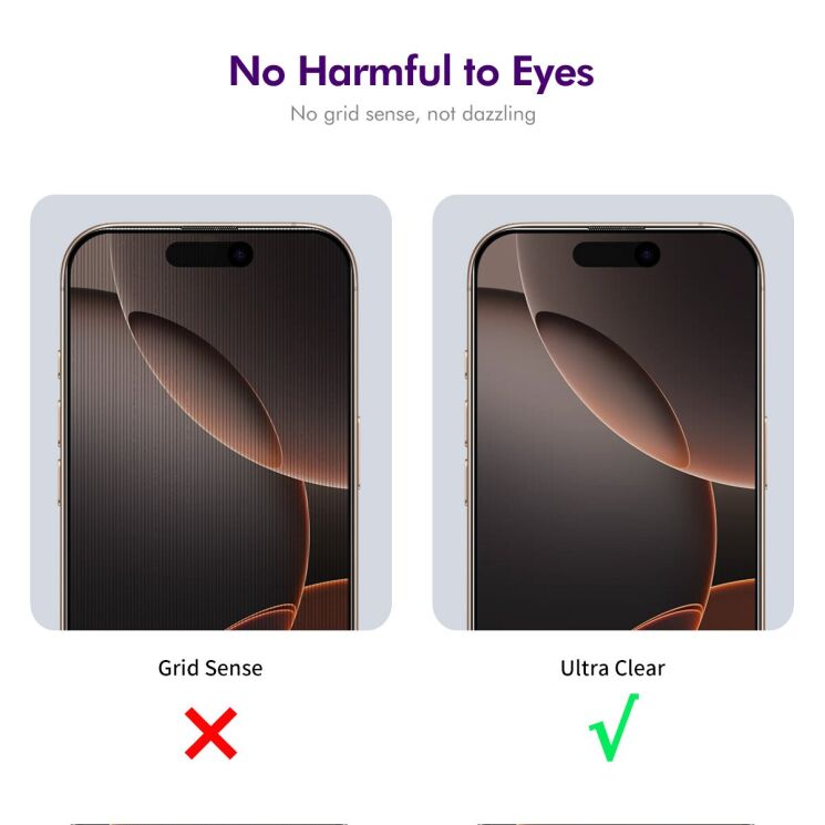 Защитное стекло ENKAY Privacy для Apple iPhone 16 Pro - Black: фото 5 из 8