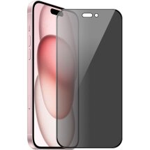 Захисне скло HAT PRINCE Anti-Spy для Apple iPhone 16 - Black: фото 1 з 10