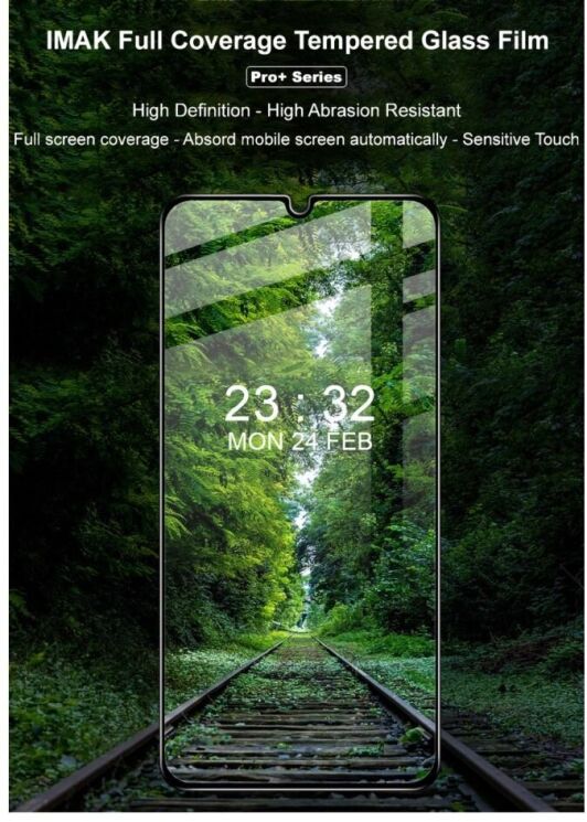 Защитное стекло IMAK 5D Pro+ Full Glue для Samsung Galaxy A15 (A155) - Black: фото 3 из 9