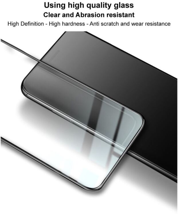 Защитное стекло IMAK 5D Pro+ Full Glue для Samsung Galaxy A15 (A155) - Black: фото 4 из 9
