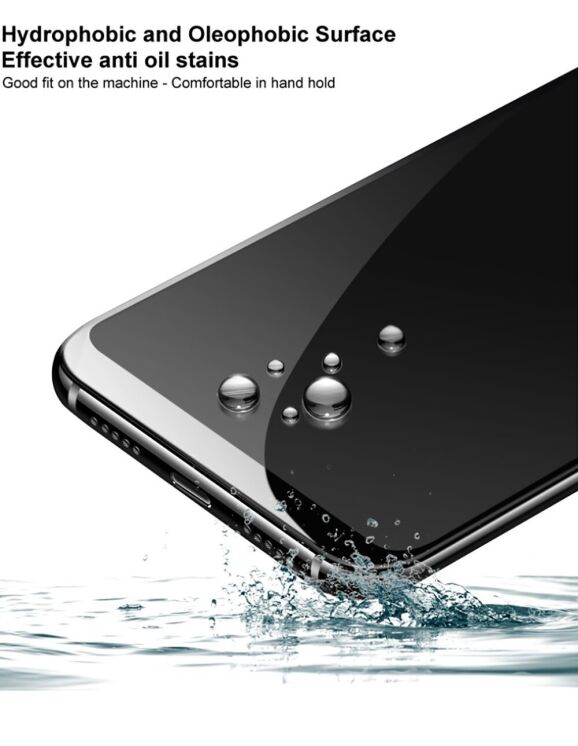 Защитное стекло IMAK 5D Pro+ Full Glue для Xiaomi Poco X4 GT - Black: фото 9 из 10