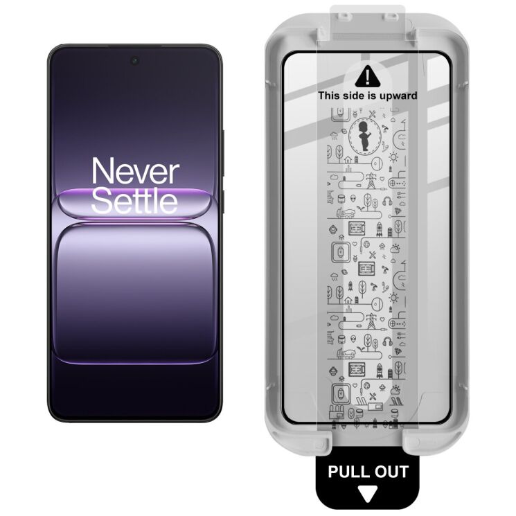 Захисне скло IMAK Easy Install Full Glue для OnePlus Nord 5 / Ace 5 Ultra - Black: фото 2 з 9