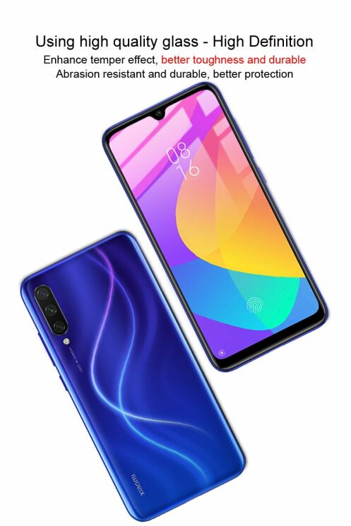 Защитное стекло IMAK Full Glue Cover для Xiaomi Mi A3 / Mi CC9e - Black: фото 11 из 14