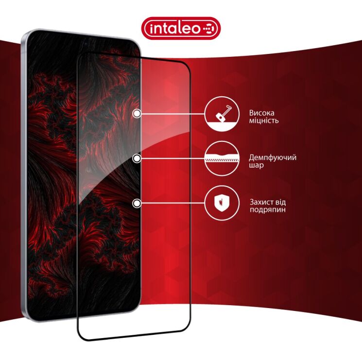 Защитное стекло Intaleo Full Glue для Samsung Galaxy S25 FE (S731) - Black (386998B) Защитное стекло Intaleo Full Glue для Samsung Galaxy S25 FE (S731) - Black: фото 5 из 8