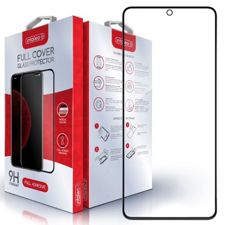 Защитное стекло Intaleo Full Glue для Xiaomi Redmi Note 12 - Black: фото 1 из 9