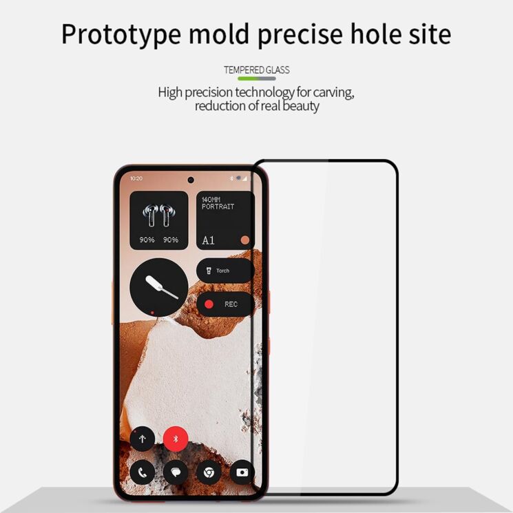 Захисне скло MOFI Full Glue Protect для Nothing CMF Phone 2 Pro - Black: фото 4 з 9