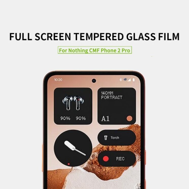 Захисне скло MOFI Full Glue Protect для Nothing CMF Phone 2 Pro - Black: фото 2 з 9