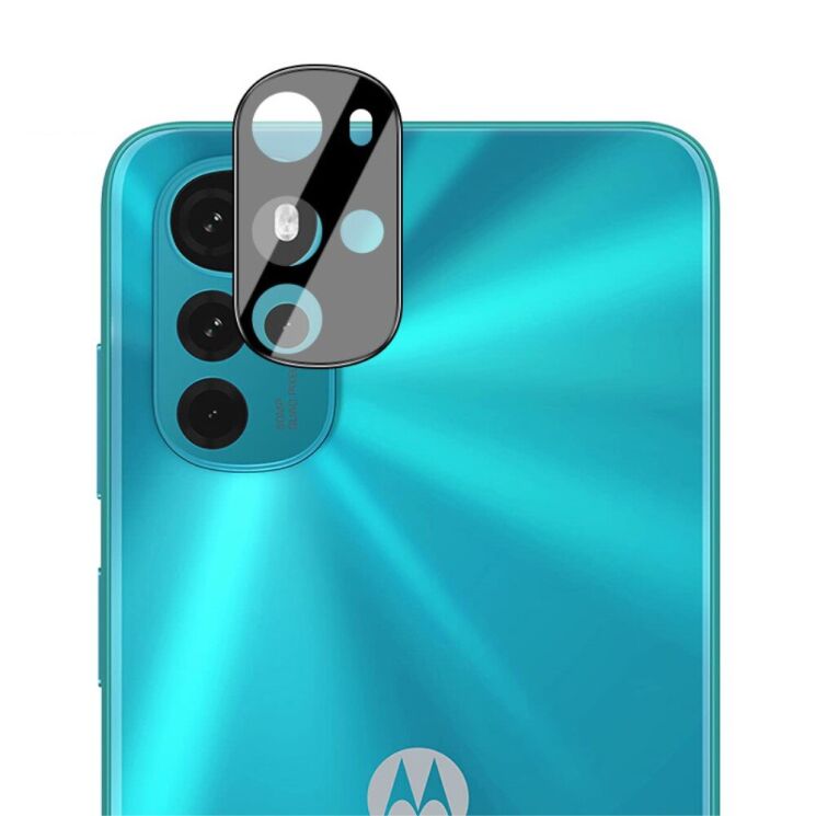 Защитное стекло на камеру Imak Black Glass Lens для Motorola Moto G22 - Black: фото 3 из 14