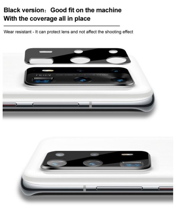 Защитное стекло на камеру Imak Black Glass Lens для Motorola Moto G22 - Black: фото 10 из 14