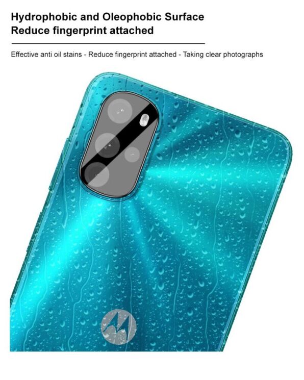 Защитное стекло на камеру Imak Black Glass Lens для Motorola Moto G22 - Black: фото 9 из 14
