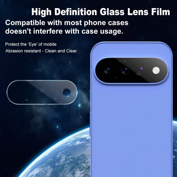 Защитное стекло на камеру IMAK Lens Protector для Google Pixel 11: фото 3 из 8