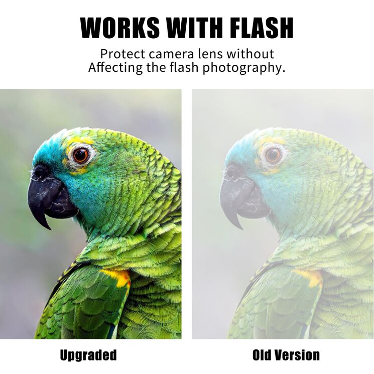 Защитное стекло на заднюю камеру Deexe Lens Protector для Realme C75: фото 5 из 5