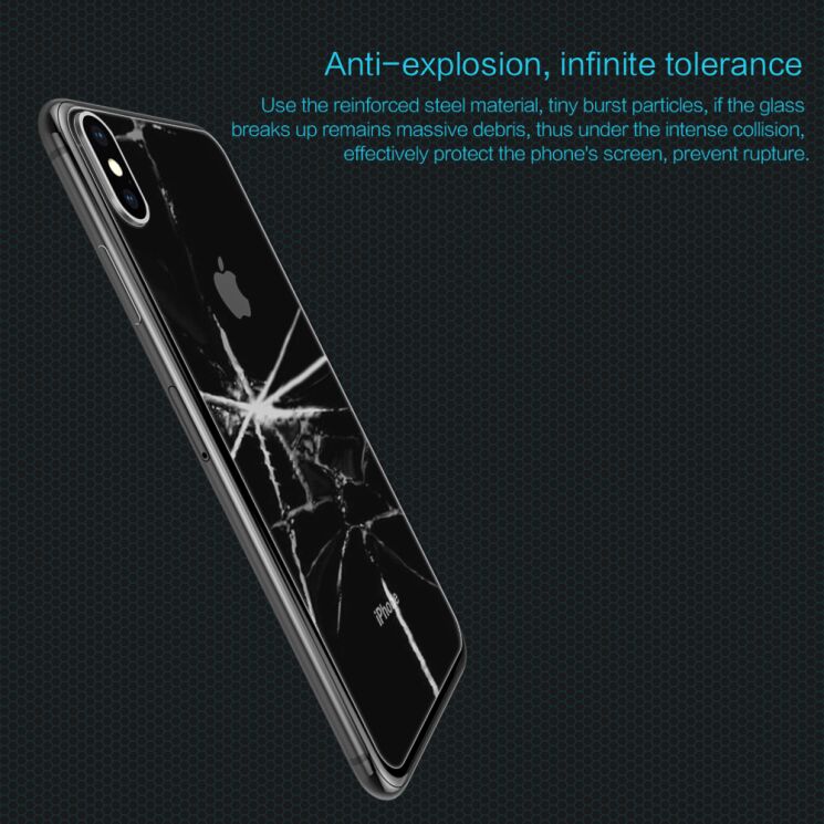 Защитное стекло на заднюю панель NILLKIN Amazing H для Apple iPhone XS Max: фото 10 из 20