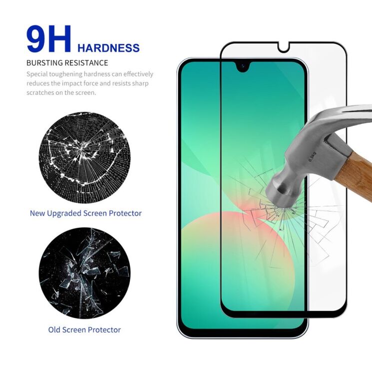 Защитное стекло RURIHAI Full Glue Screen Protect для Samsung Galaxy A27 (A276) - Black (408629B) Защитное стекло RURIHAI Full Glue Screen Protect для Samsung Galaxy A27 (A276) - Black: фото 3 из 7