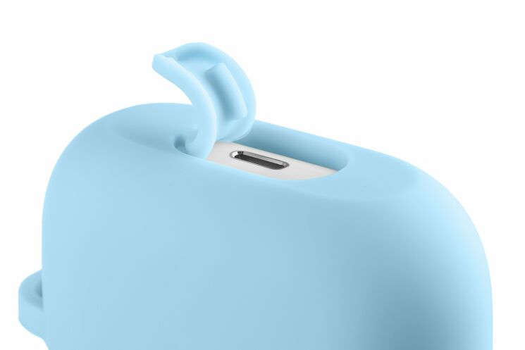 Захисний чохол 2E Pure Color Silicone (2.5mm) для Apple AirPods Pro - Blue: фото 3 з 4