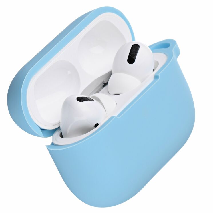 Захисний чохол 2E Pure Color Silicone (2.5mm) для Apple AirPods Pro - Blue: фото 2 з 4
