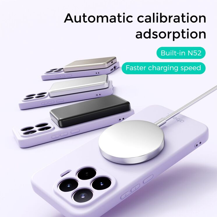 Захисний чохол ABEEL Lyra Skin Kickstand with MagSafe для Xiaomi 17T Pro - Sky Blue: фото 6 з 8