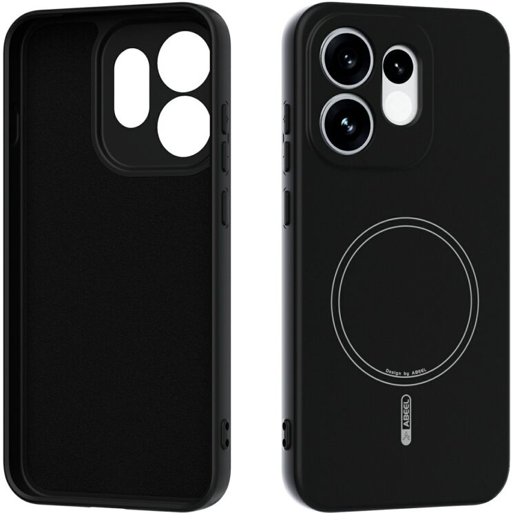Защитный чехол ABEEL Lyra Skin with MagSafe для OPPO Reno 16 - Black: фото 1 из 6