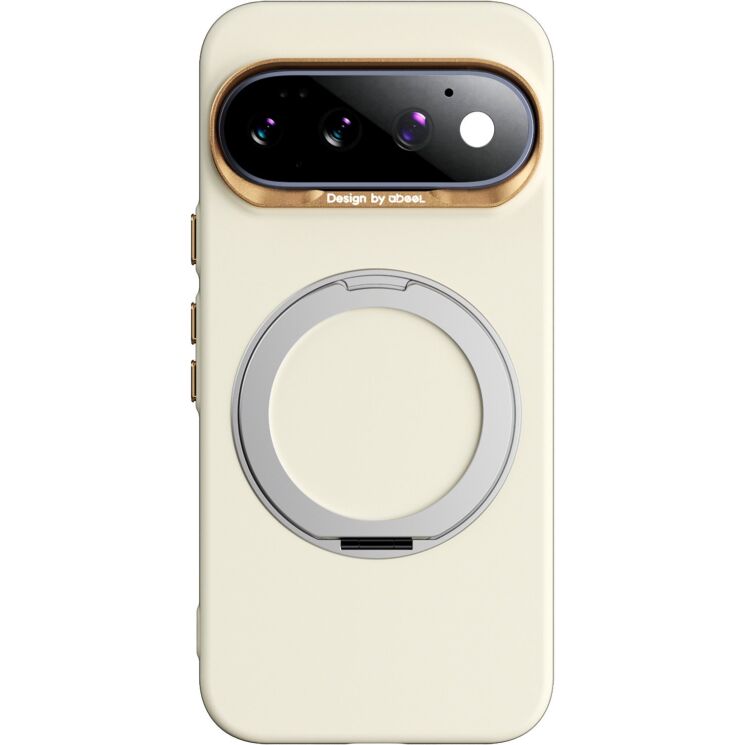 Защитный чехол ABEEL Silk Ring Magnetic для Google Pixel 11 Pro - Yellow: фото 1 из 7