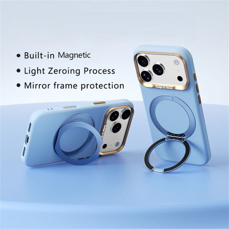 Захисний чохол ABEEL Silk Ring Magnetic для iPhone 18 Pro Max / 17 Pro Max - Yellow: фото 2 з 7