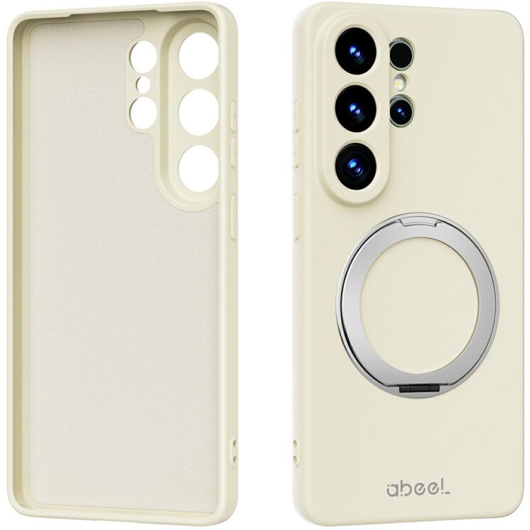 Защитный чехол ABEEL Silk Stand Magnetic для Samsung Galaxy S26 Ultra (S948) - Beige (408534E) Защитный чехол ABEEL Silk Stand Magnetic для Samsung Galaxy S26 Ultra (S948) - Beige: фото 1 из 7